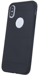 simple black back cover case for xiaomi redmi note 9 black photo