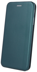 smart diva flip case for xiaomi redmi note 8t dark green photo