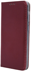 smart magnetic flip case for xiaomi redmi 9 burgundy photo