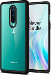 spigen ultra hybrid back cover case for oneplus 8 black photo