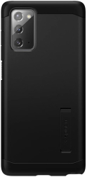 spigen tough armor back cover case for samsung galaxy note 20 black photo