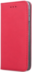 smart magnet flip case for samsung m21 red photo