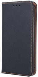 genuine leather flip case smart pro for huawei p40 lite czarny photo