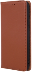 genuine leather flip case smart pro for huawei p40 lite e huawei y7p brown photo