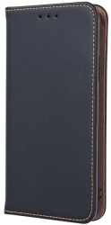 genuine leather flip case smart pro for xiaomi redmi 9a 9at 9i black photo