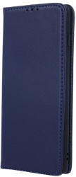 genuine leather flip case smart pro for iphone 11 pro navy blue photo