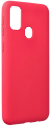 forcell soft back cover case for samsung galaxy m21 red photo