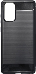 forcell carbon back cover case for samsung galaxy note 20 black photo