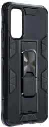 forcell defender back cover case stand for samsung s20 black photo