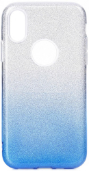 forcell shining back cover case for huawei y5p clear blue photo