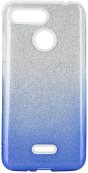 forcell shining back cover case for iphone 12 12 pro clear blue photo
