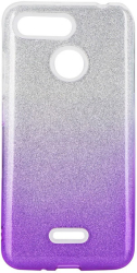 forcell shining back cover case for iphone 12 pro max clear violet photo