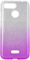forcell shining back cover case for samsung galaxy m31 clear pink photo