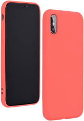 forcell silicone lite back cover case for iphone 12 pro max pink photo