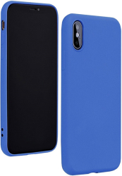forcell silicone lite back cover case for iphone 12 mini blue photo