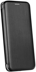 forcell book elegance flip case for hua p40 lite 5g black photo