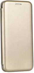 forcell book elegance flip case for samsung galaxy note 20 gold photo