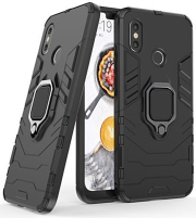 defender armor back cover case stand for iphone 12 12 pro 61 black photo