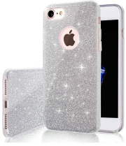 glitter 3in1 back cover case for iphone 12 iphone 12 pro 61 silver photo