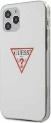 guess iphone 12 mini 54 guhcp12spcuctlwh white hard back cover case triangle collection photo