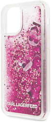 karl lagerfeld iphone 11 pro klhcn58ropi rose gold hard case glitter photo