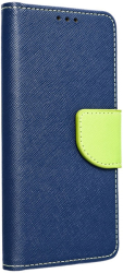 fancy book flip case for iphone 12 12 pro navy lime photo