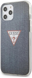 guess original faceplate back cover case guhcp12lpcujuldb iphone 12 pro max navy blue photo