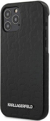 karl lagerfeld original faceplate back cover case klhcp12lpukbk iphone 12 pro max black photo