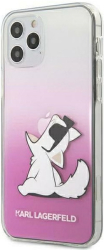 karl lagerfeld original faceplate back cover case klhcp12mcfnrcpi iphone 12 12 pro pink photo