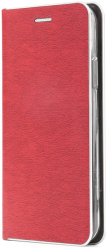 luna book silver flip case for iphone 12 pro max red photo