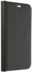 luna carbon flip case for apple iphone 12 12 pro black photo
