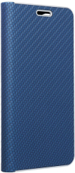 luna carbon flip case for apple iphone 12 mini blue photo