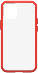 otterbox react back cover case for iphone 12 mini red transparent photo