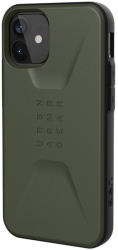 uag urban armor gear civilian back cover case for iphone 12 mini olive photo