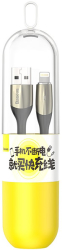 baseus data charging cable with an indicator lamp usb to apple lightning 24a 1m black photo