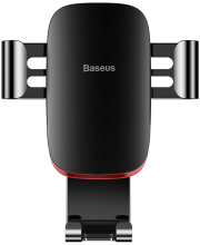 baseus metal age gravity car mount air outlet version black photo