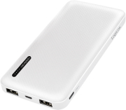 logilink pa0257w mobile power bank 10000mah 2 in 1 cable included white photo