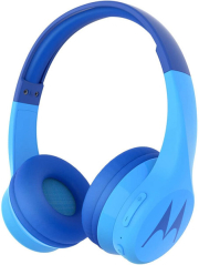 motorola squads 300 bluetooth wireless wired hands free headphones blue photo