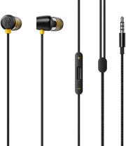 realme wired earbuds 2 black photo