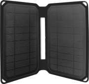 4smarts foldable solar panel 10w with usb a connector black photo