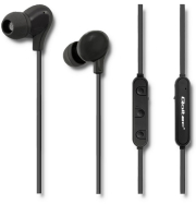 qoltec 50821 in ear headphones wireless bt with microphone black photo