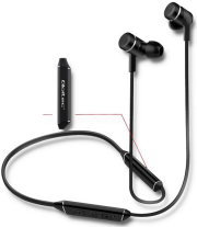 qoltec 50816 sports in ear headphones wireless bt premium with microphone magnetic long life black photo