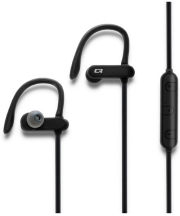 qoltec 50826 sports in ear headphones wireless bt with microphone super bass black photo