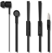 qoltec 50831 in ear headphones with microphone black photo