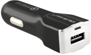 qoltec 50140 car charger qualcomm quickcharge 30 12 24v 3a usb photo