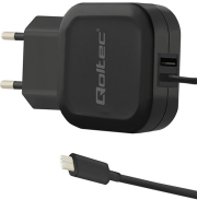 QOLTEC 50190 CHARGER 17W 5V 3.4A USB + USB TYPE-C