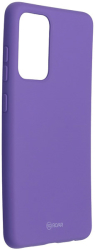 roar colorful jelly back cover case for samsung galaxy a52 5g purple photo
