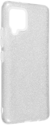forcell shining case for samsung galaxy a42 5g silver photo