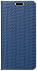 forcell luna carbon flip case for samsung galaxy a10 blue photo