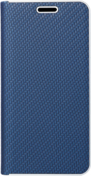 forcell luna carbon flip case for samsung galaxy a40 blue photo forcell luna carbon flip case for samsung galaxy a40 blue photo